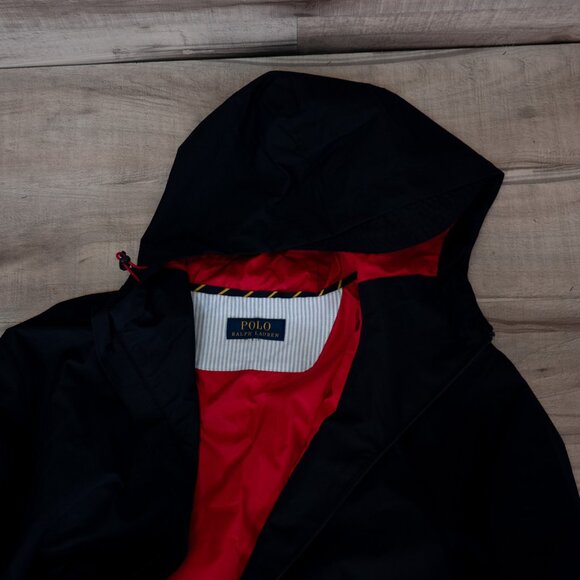 Polo Ralph Lauren MEN’S Portland Full-Zip Hooded Jacket, NAVY BLUE - Picture 9 of 9